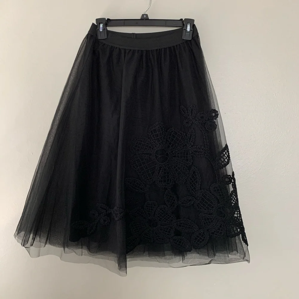 Anthropologie Maeve Fleurs Du Nuit Skirt - Picture 2 of 8